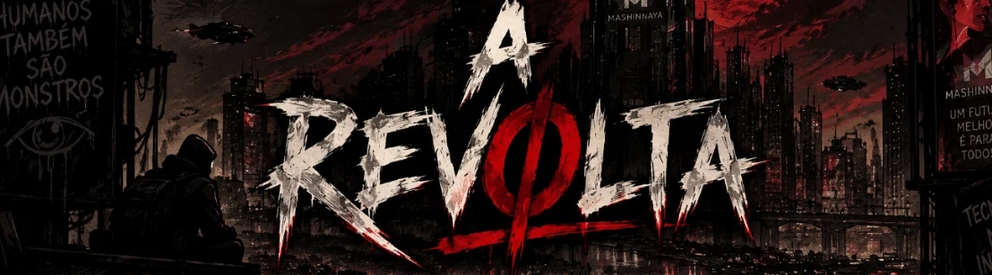 Banner da mesa de RPG: A revolta.