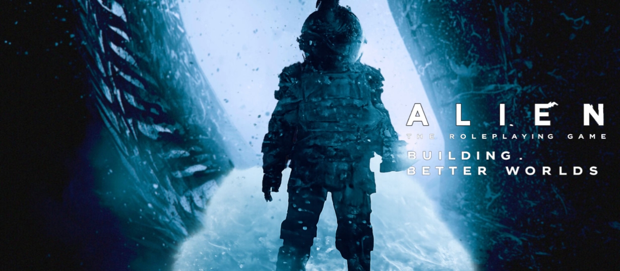 Banner da mesa de RPG: Alien: Building Better Worlds