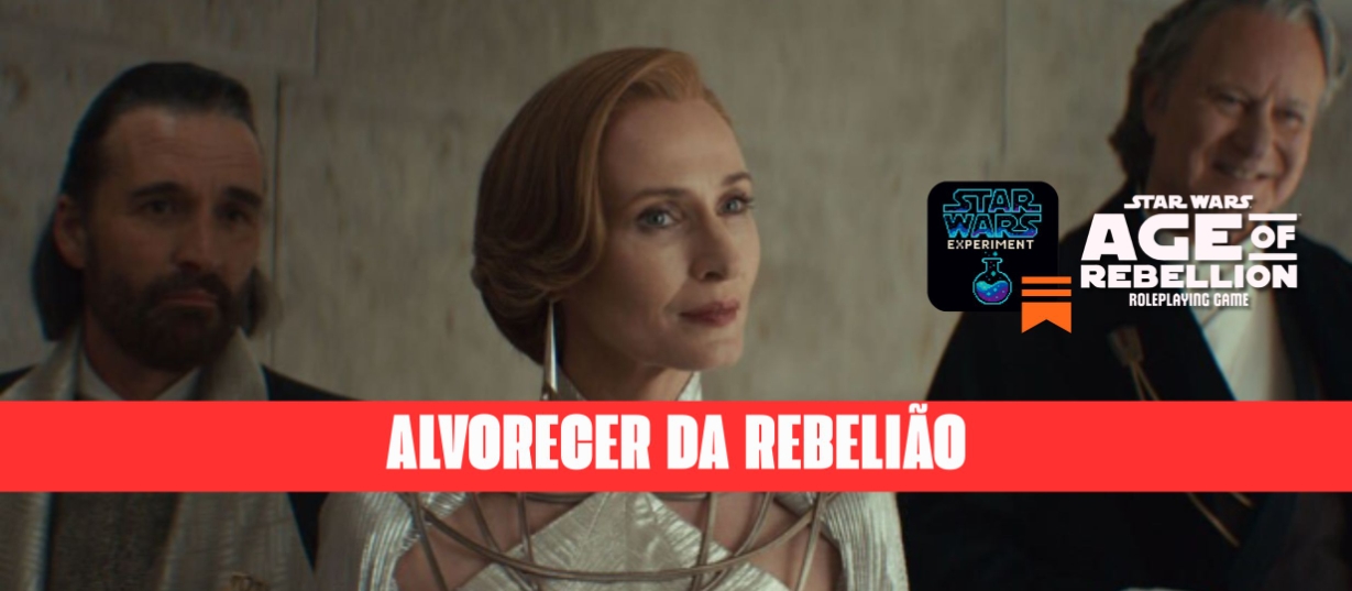 Banner da mesa de RPG: Alvorecer da Rebelião