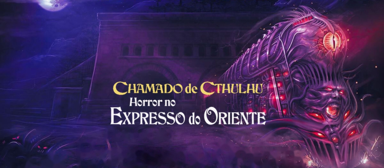 Banner da mesa de RPG: Horror no Expresso do Oriente