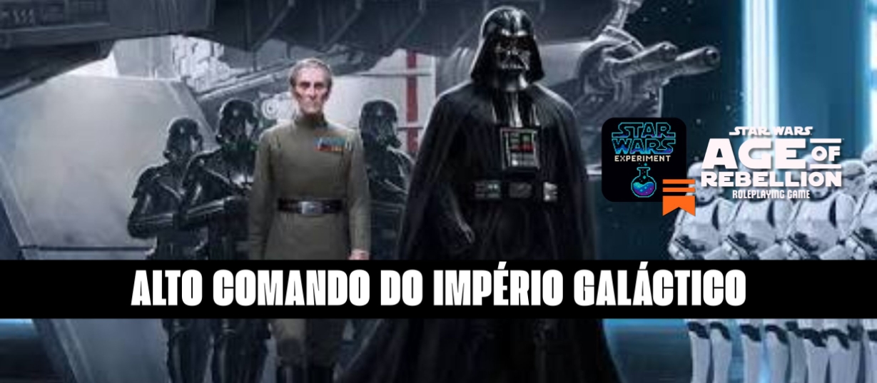 Banner da mesa de RPG: Star Wars Experiment: IMPÉRIO GALÁCTICO