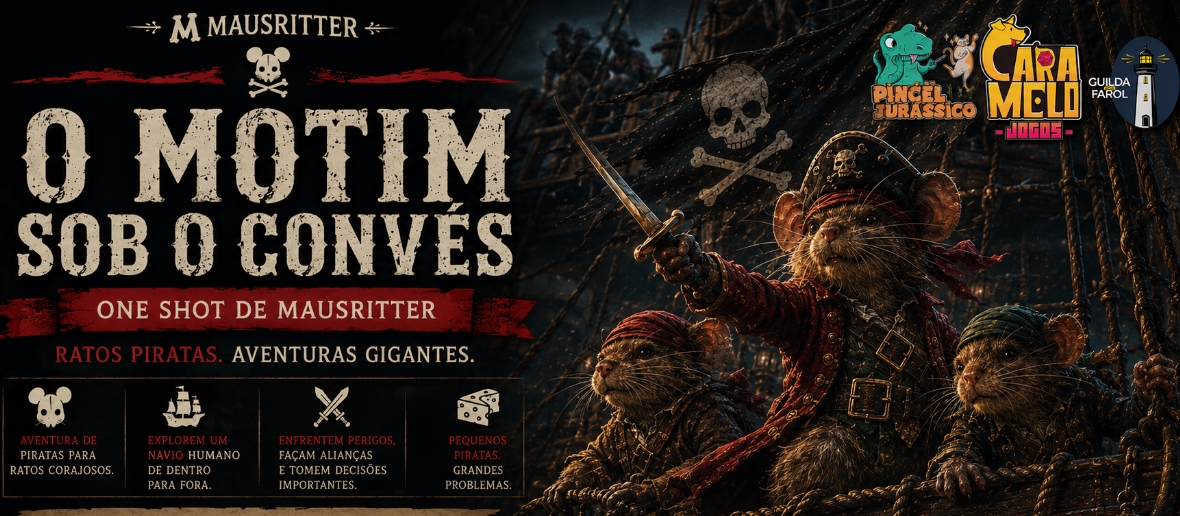 Banner da mesa de RPG: O Motim Sob o Convés