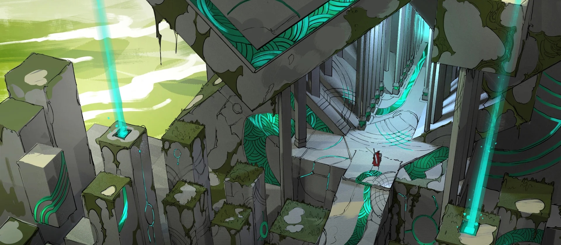 Banner da mesa de RPG: Os Sentinelas da Fronteira