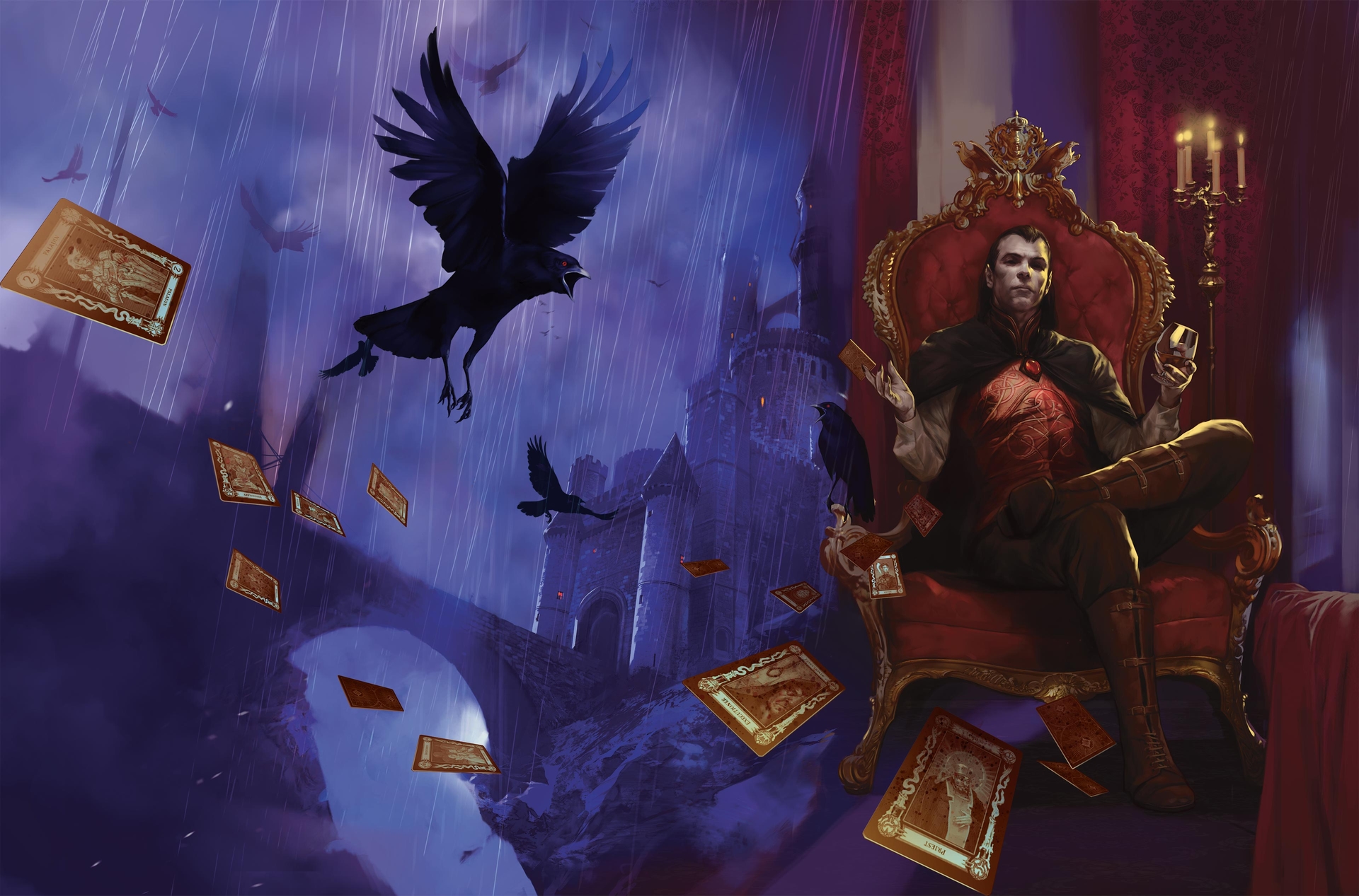 Banner da mesa de RPG: Curse of Strahd