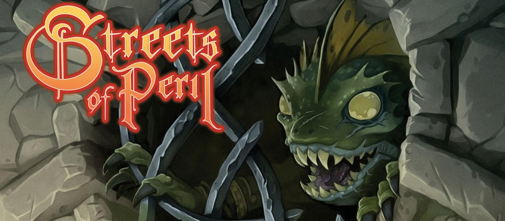Banner da mesa de RPG: Streets of Peril | O Tomo de Ivan