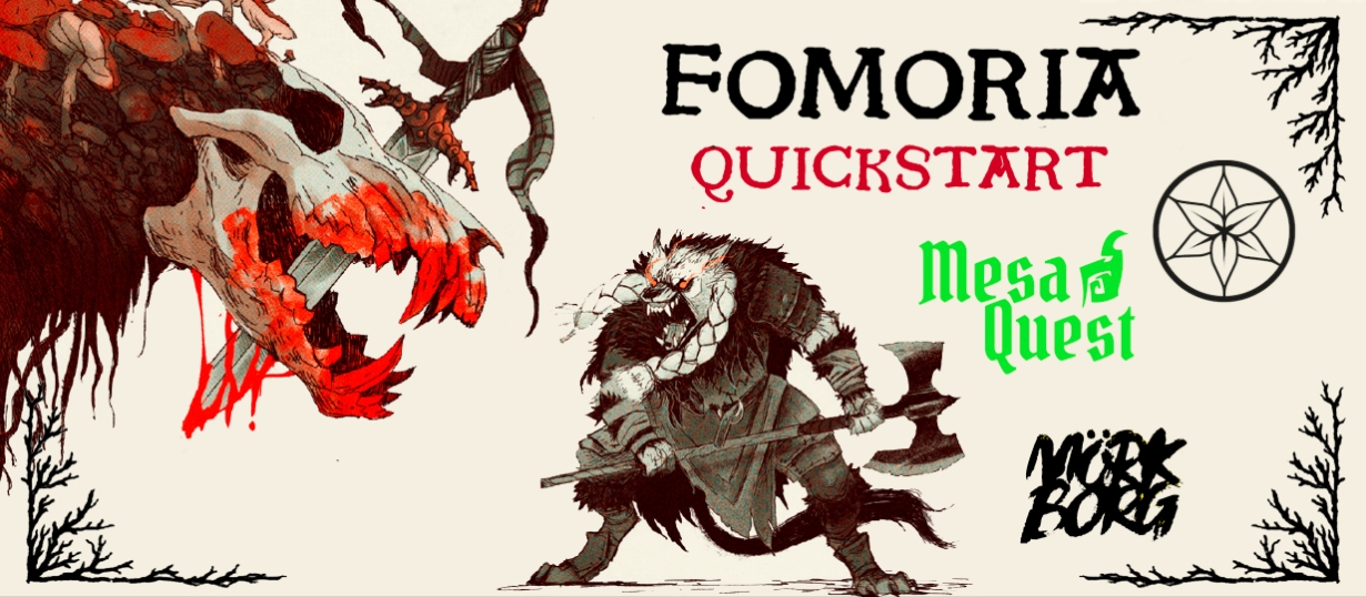 Banner da mesa de RPG: A Criação do Faminto - Aventura de Apresentação.