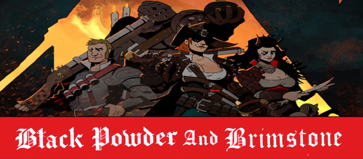 Banner da mesa de RPG: Black Powder and Brimstone - A Casa da Dor e da Perdição