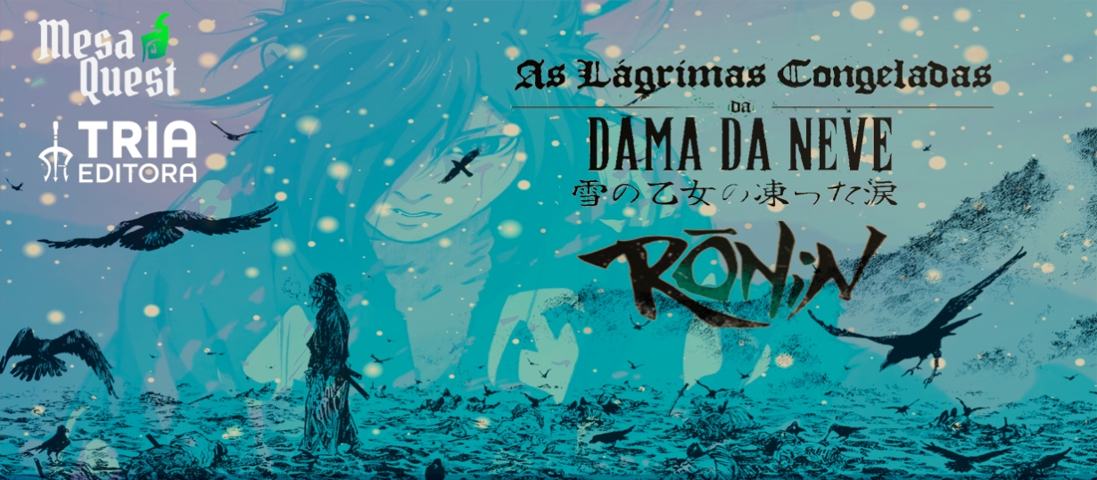 Banner da mesa de RPG: As Lagrimas Congeladas da Dama da Neve