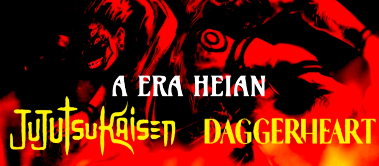 Banner da mesa de RPG: Jujutsu Kaisen - Segredos da Era Heian