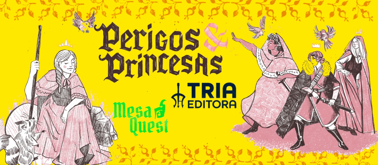 Banner da mesa de RPG: Perigos e Princesas - O Morro dos Ventos Uivantes