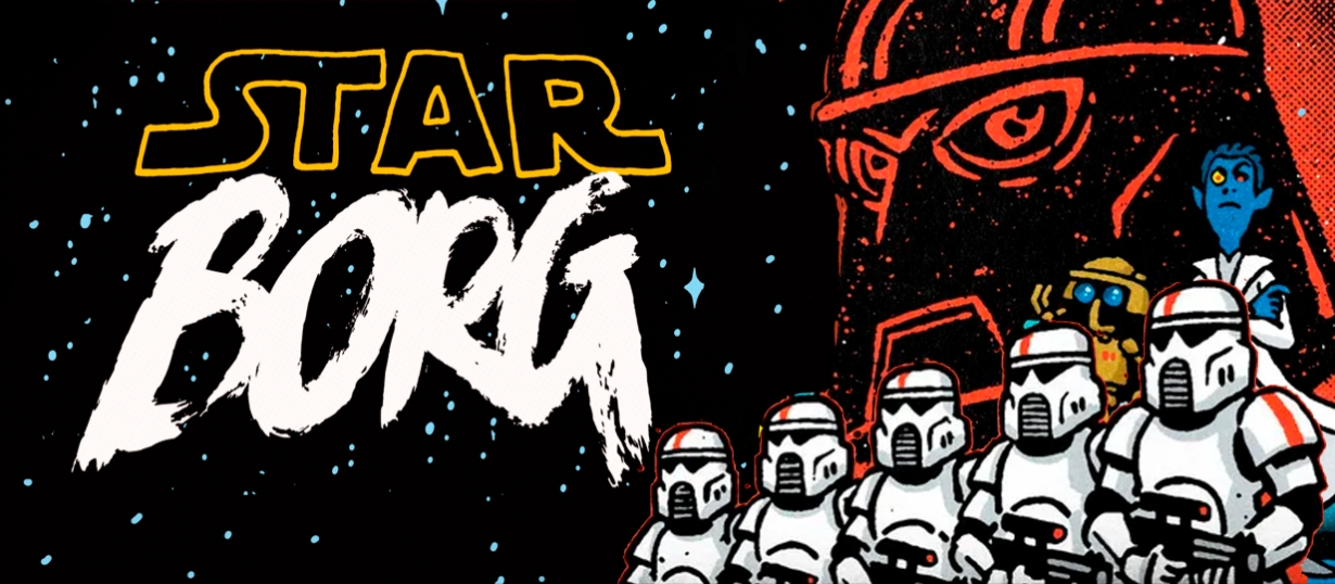 Banner da mesa de RPG: Star Börg - Rota de Colisão
