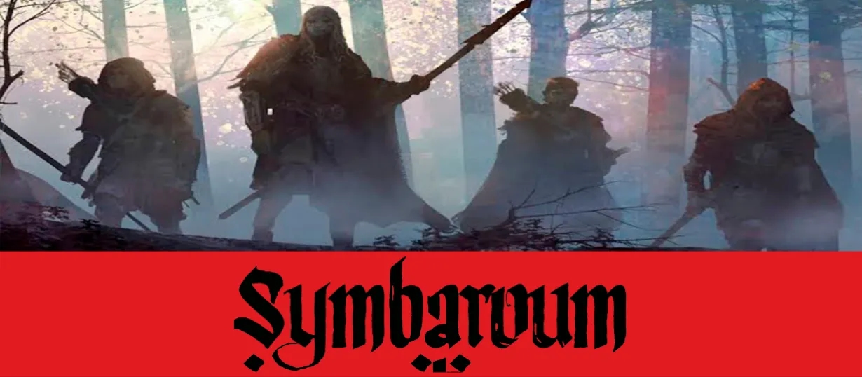 Banner da mesa de RPG: Symbaroum - A Terra Prometida.