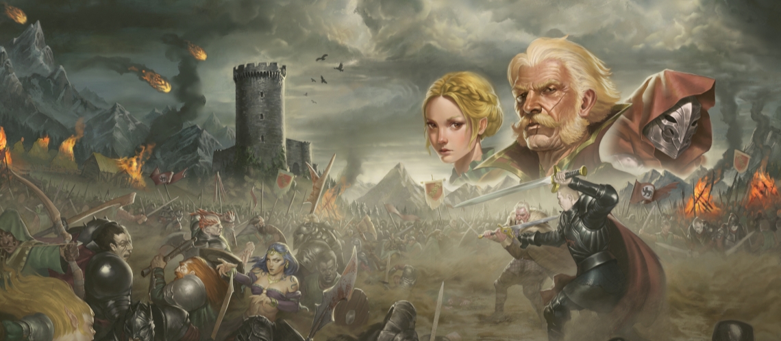 Banner da mesa de RPG: Guerra Artoniana