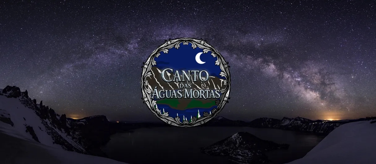 Banner da mesa de RPG: Canto das Águas Mortas