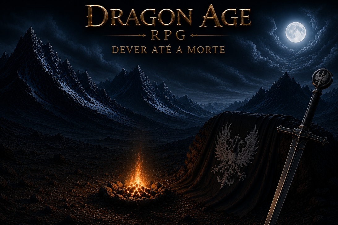 Banner da mesa de RPG: 🛡️ Dragon Age RPG – Dever Até a Morte 🛡️