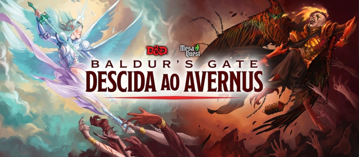 Banner da mesa de RPG: Baldur's Gate: Descida ao Avernus | Nível 1-13