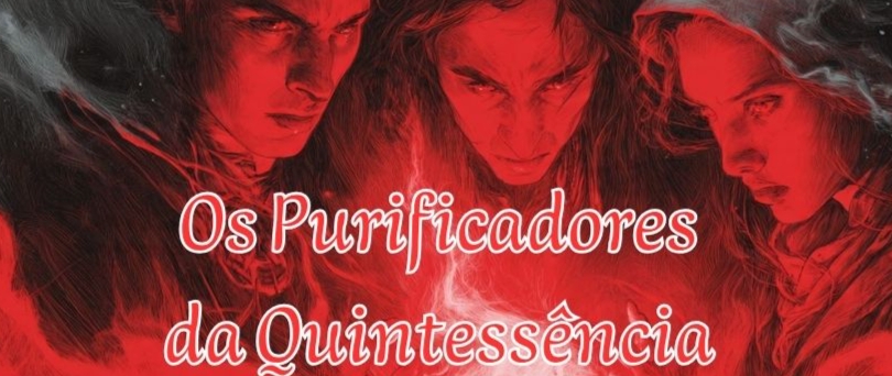 Banner da mesa de RPG: Os Purificadores da Quintessência