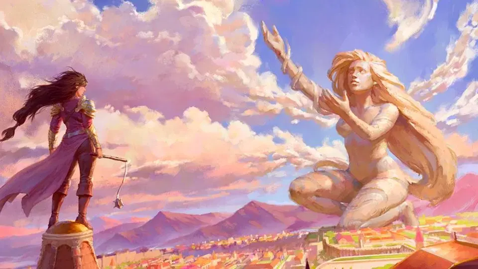 Banner da mesa de RPG: A Libertação de Valkaria