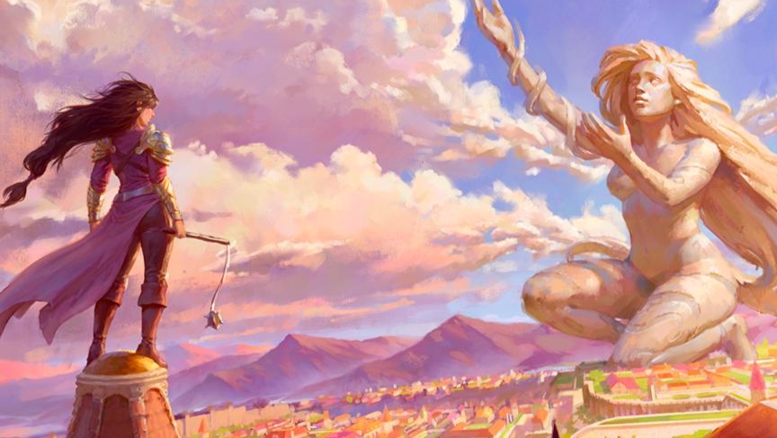 Banner da mesa de RPG: A Libertação de Valkaria