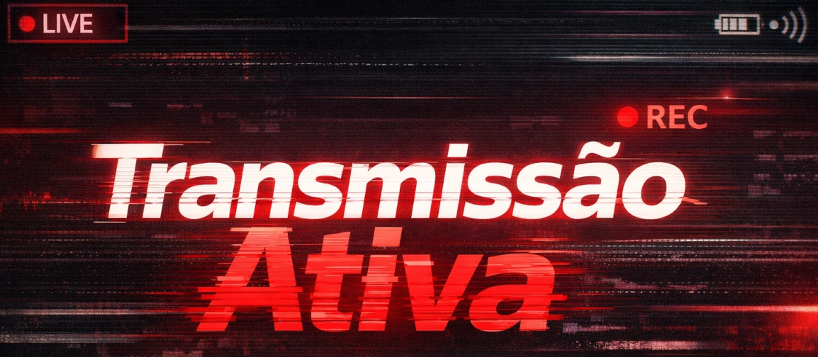 Banner da mesa de RPG: Transmissão Ativa | Call of Cthulhu Era Moderna