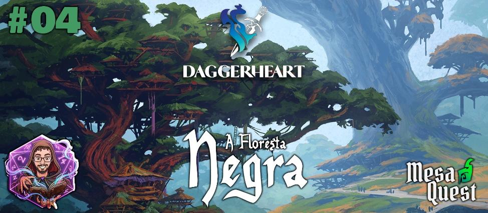 Banner da mesa de RPG: A floresta negra