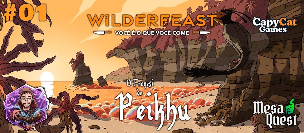 Banner da mesa de RPG: O Frenesi de Peikhu