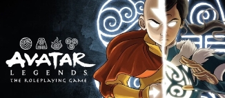 Banner da mesa de RPG: ATLA: A profecia das três irmãs.