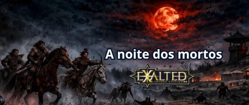 Banner da mesa de RPG: A noite dos mortos