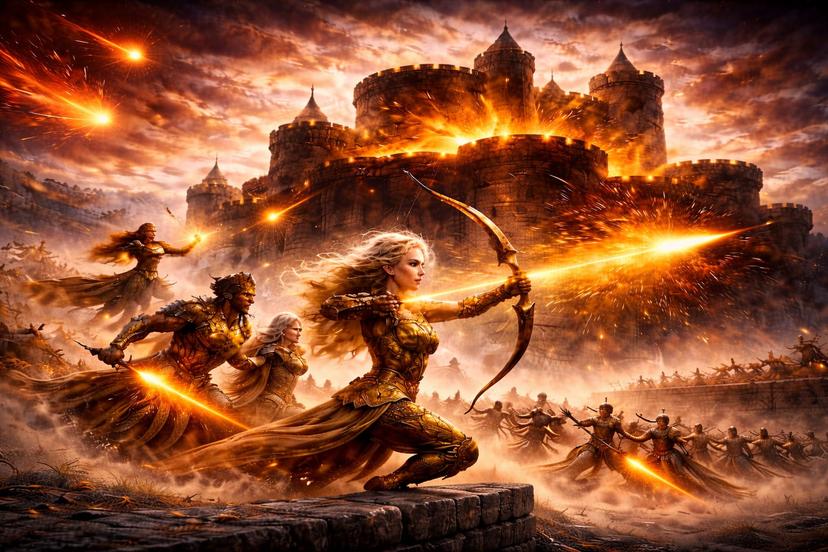 Banner da mesa de RPG: Guerra no Vale dos Seis Reinos