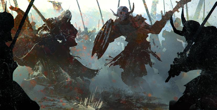 Banner da mesa de RPG: Crônicas do Trono de Espinhos