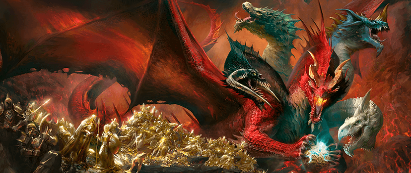 Banner da mesa de RPG: Tirania Dos Dragões