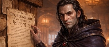 Banner da mesa de RPG: Catacumbas Sob a Cidade