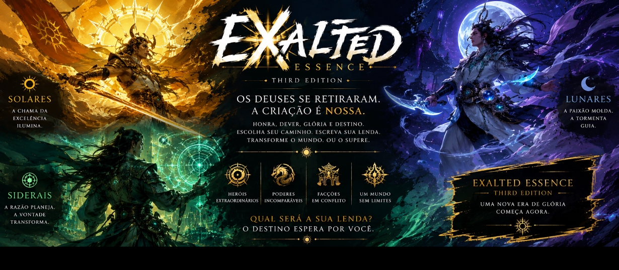 Banner da mesa de RPG: Tumba da Memória