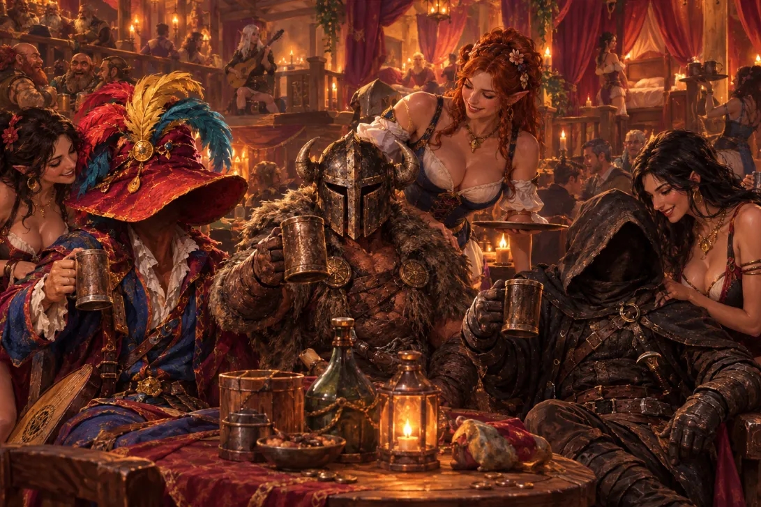 Banner da mesa de RPG: Ao se Aventurar, não Case!