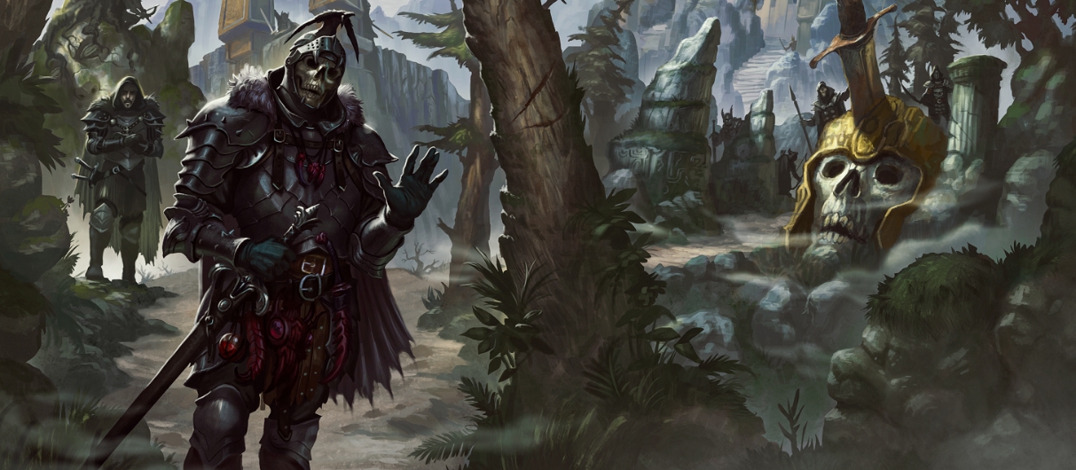 Banner da mesa de RPG: A Sombra da Morte
