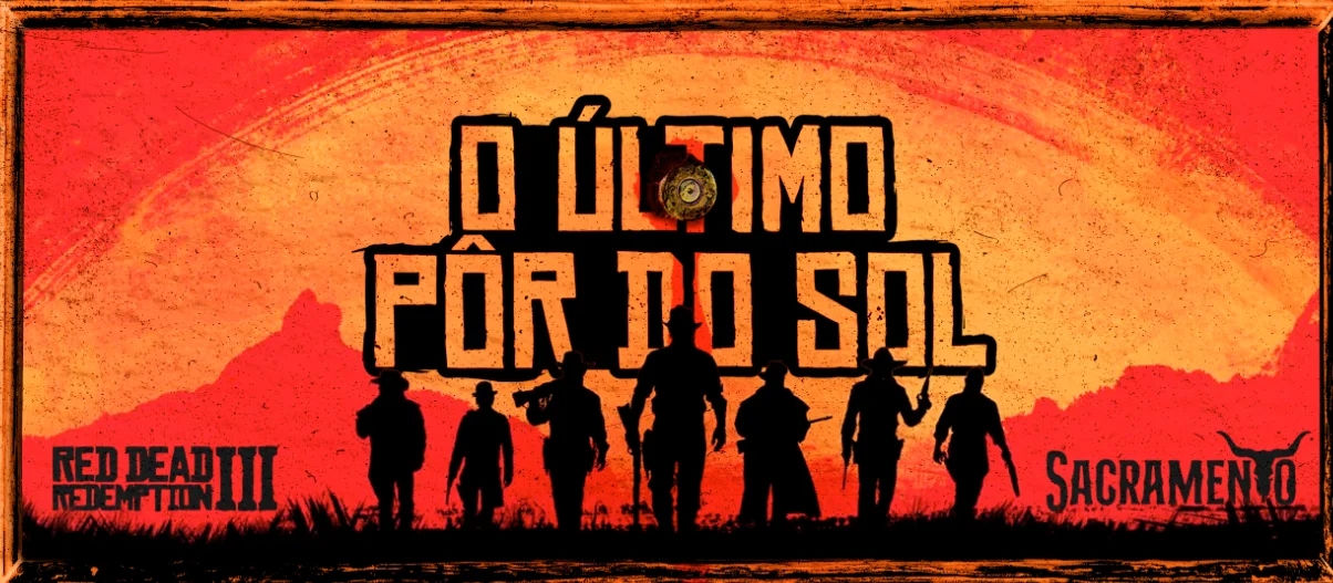 Banner da mesa de RPG: Red Dead Redemption 3 - O Último Pôr do Sol