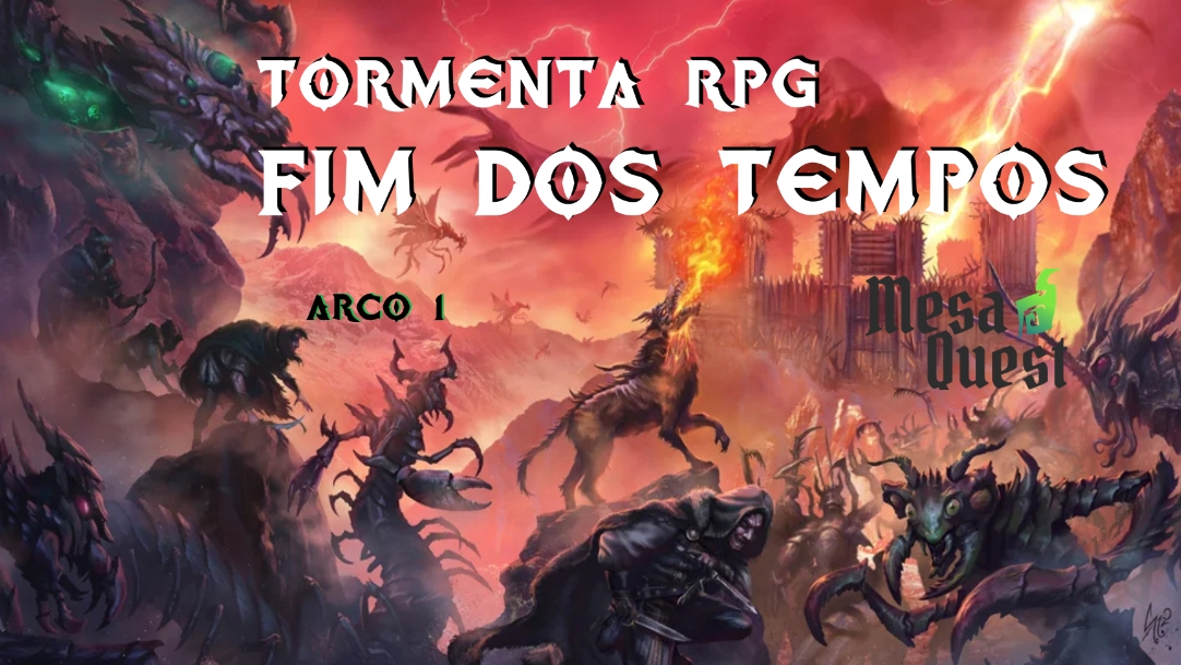 Banner da mesa de RPG: Tormenta 20 - Jornada Heroica Fim dos Tempos