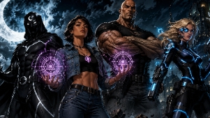 Banner da mesa de RPG: Megacity