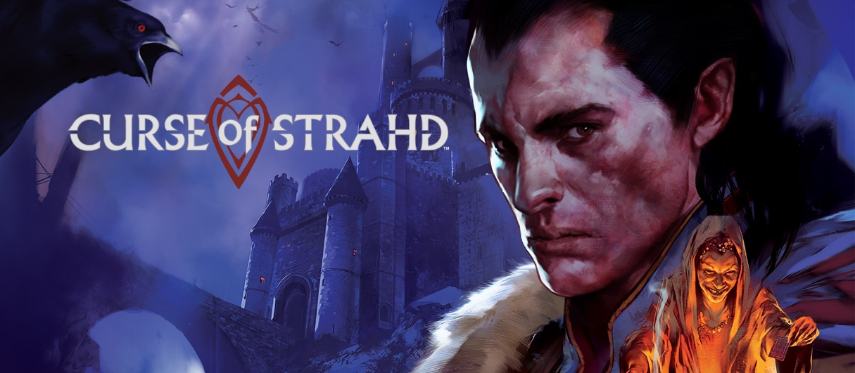 Banner da mesa de RPG: A maldição de Strahd (em andamento)