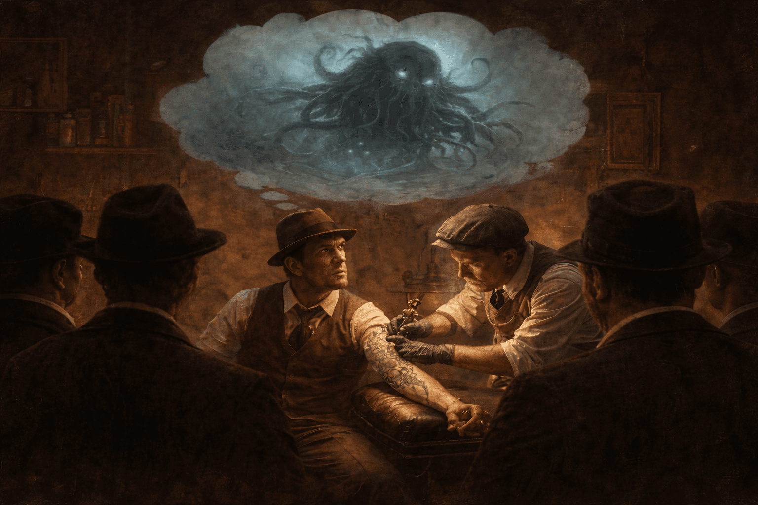 Banner da mesa de RPG: O pedido de Rowan "O Sortudo"