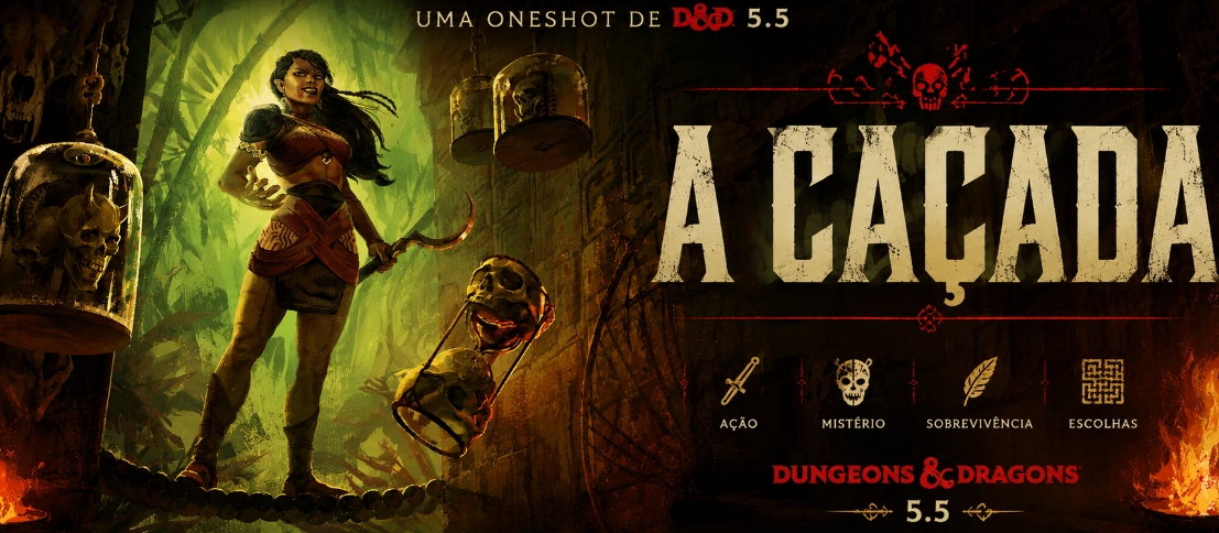Banner da mesa de RPG: A Caçada ( Dnd 5.5 ) Oneshot Level 8
