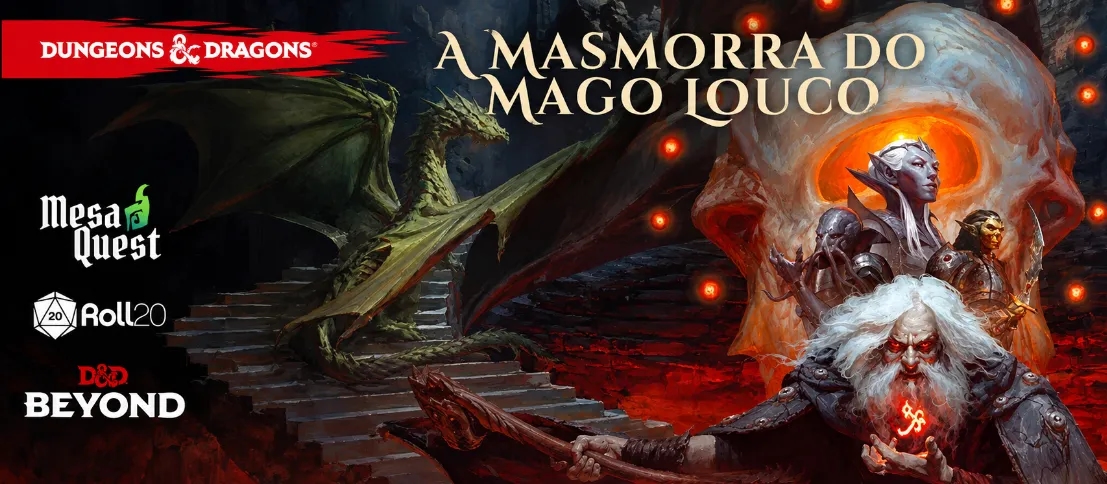 A Masmorra do Mago Louco ( Dnd 5.5 ) Nvl 03 ao 20
