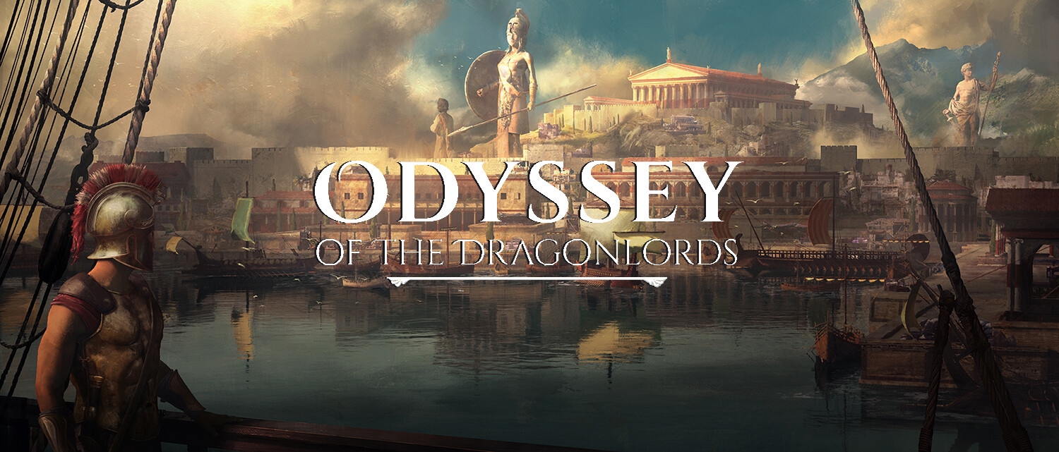 Banner da mesa de RPG: Odisséia dos Lordes Dragões