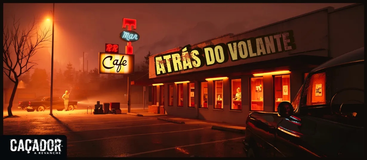 Banner da mesa de RPG: Atrás do Volante | Caçador: A Revanche