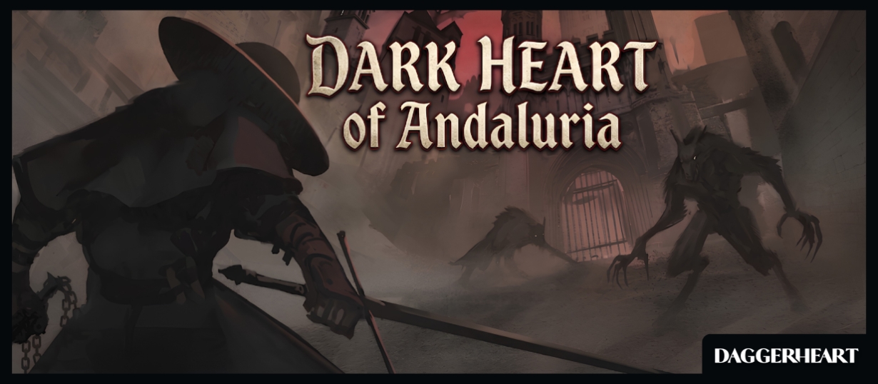 Banner da mesa de RPG: Vinho e Sangue — Dark Heart of Andaluria