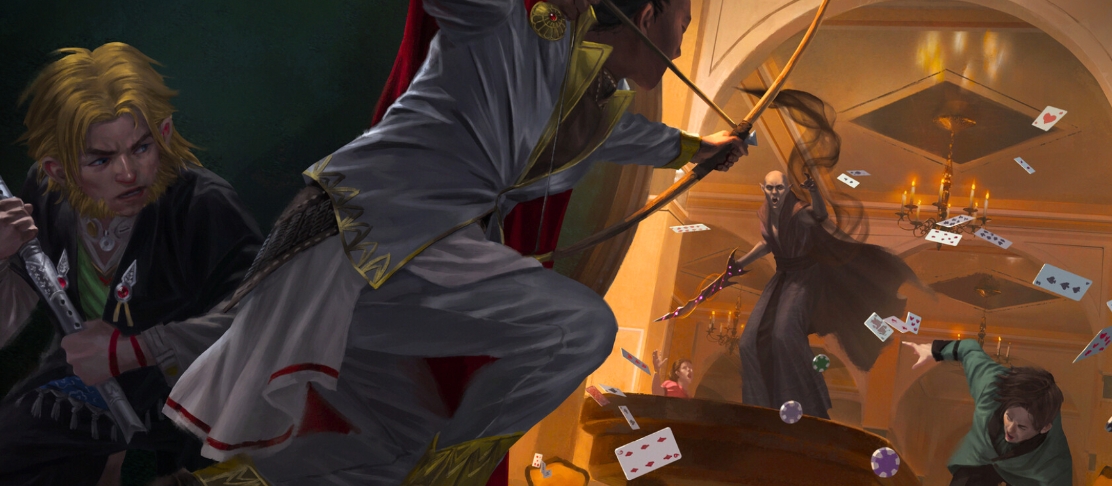Banner da mesa de RPG: Agentes da Guarda Bandeira