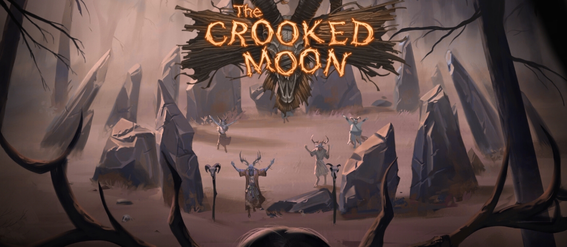 Banner da mesa de RPG: The Crooked Moon