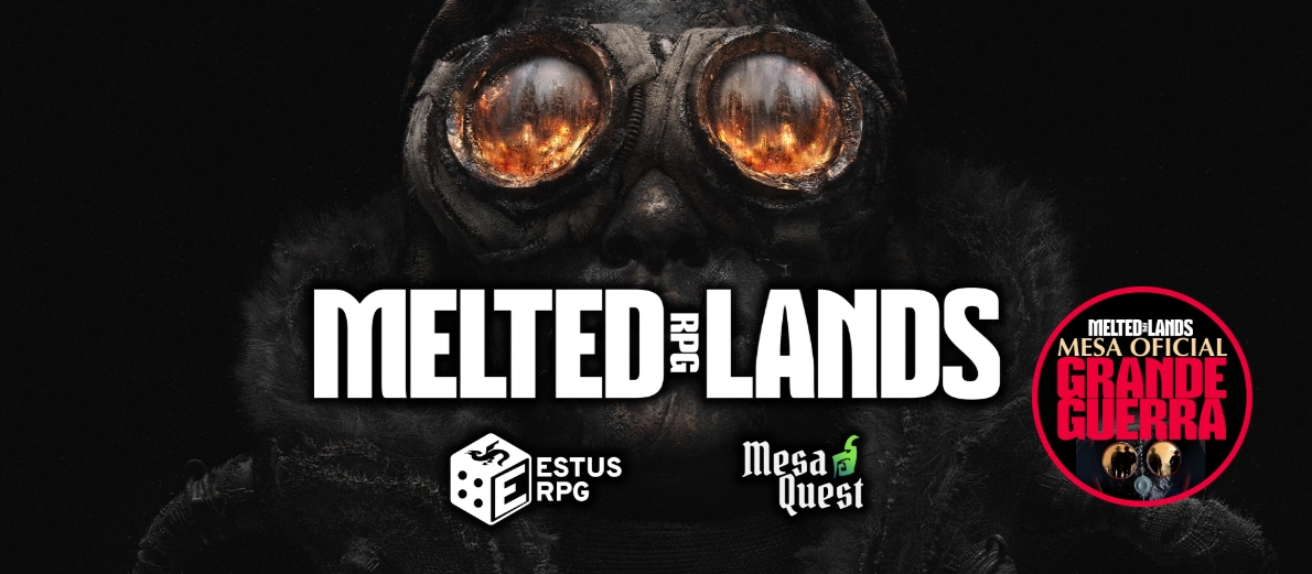 Banner da mesa de RPG: Melted Lands: Escória