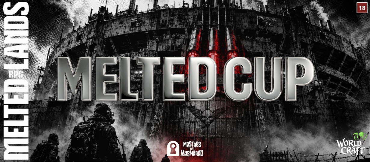 Banner da mesa de RPG: Melted Cup