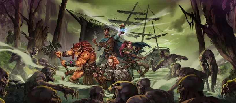 Banner da mesa de RPG: Phantyr: Mistério na Ilha da Neblina (Quinta-feira • Mesa 1)